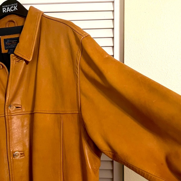 Tommy Bahama Genuine XL Leather Coat - Picture 4 of 9